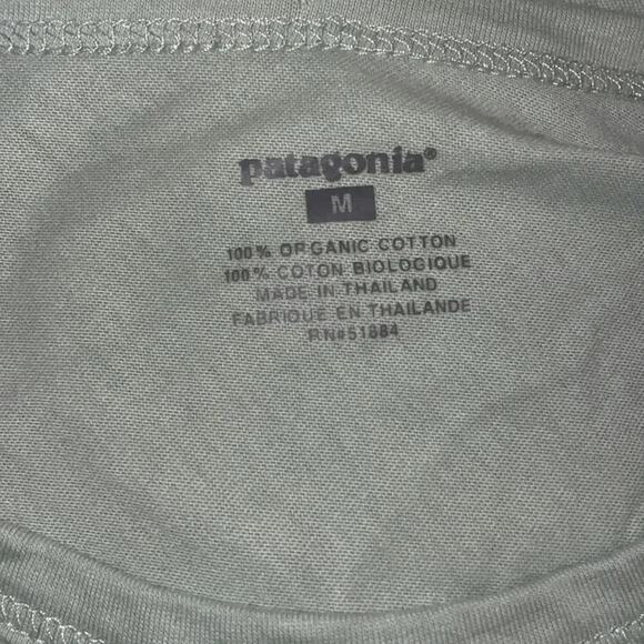 Patagonia Women’s Size Medium Simply Organic Tee in Light Green - Picture 3 of 6